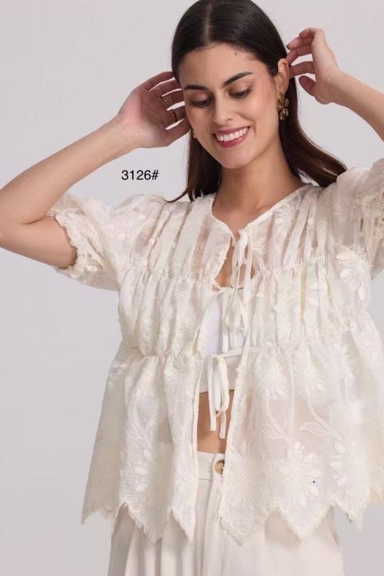 Tops Women Beige Elenza By L& L 3126 Efashion Paris