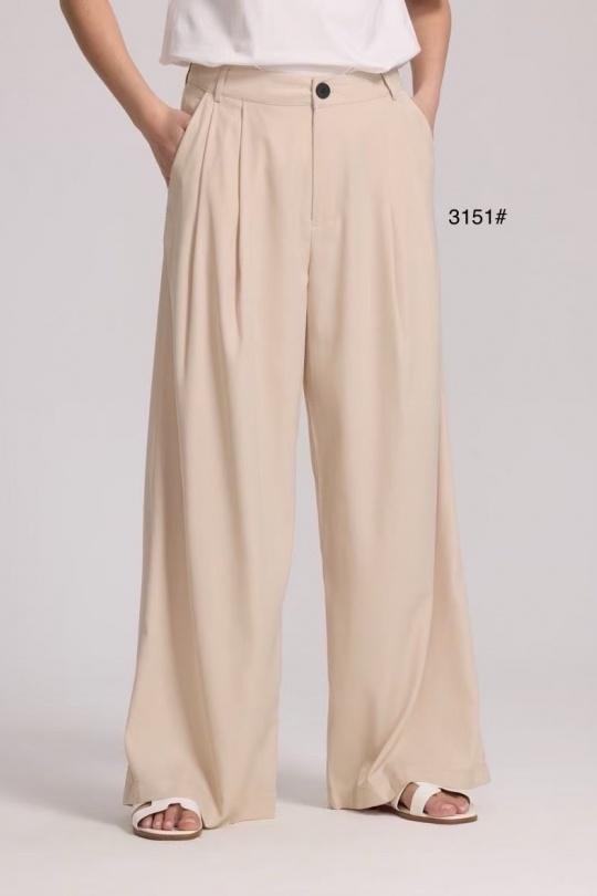 Pantaloni Donna Beige Elenza By L& L 3151 Efashion Paris