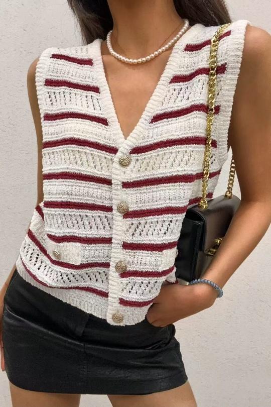 Cardigan Donna Red Elenza By L& L 5032 Efashion Paris