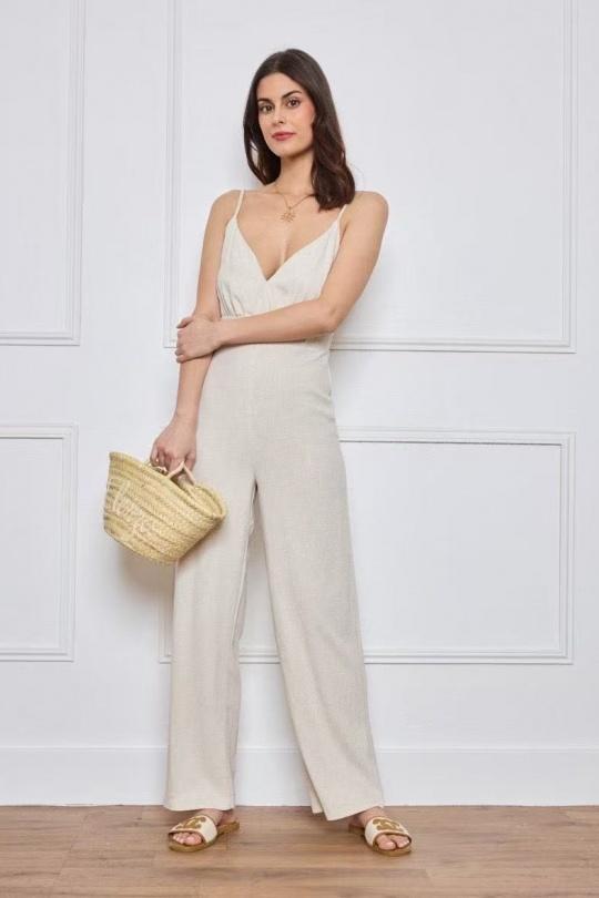 Combinaisons Femme Beige Elenza By L& L 3122 Efashion Paris