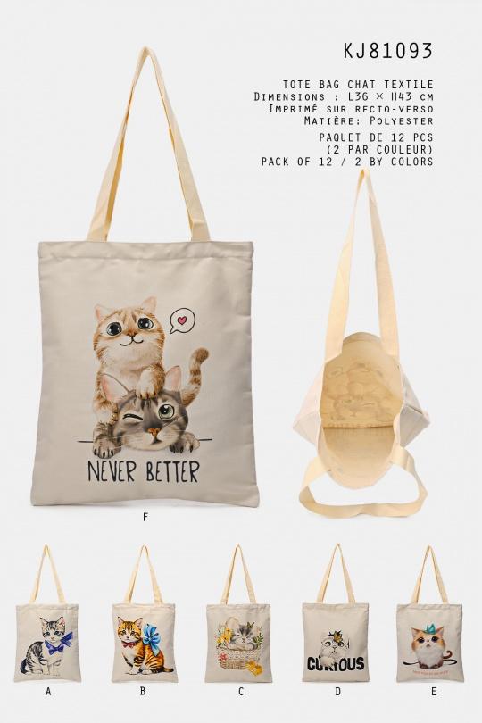 Tote bags Bags Mixed colors A&E KJ81093-P12 Efashion Paris