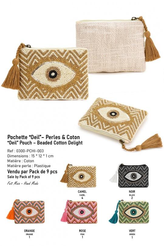 Bolsos pequeños & clutch Marroquinería Colores mixtos A&E 0300-PCHI-003-P9 Efashion Paris
