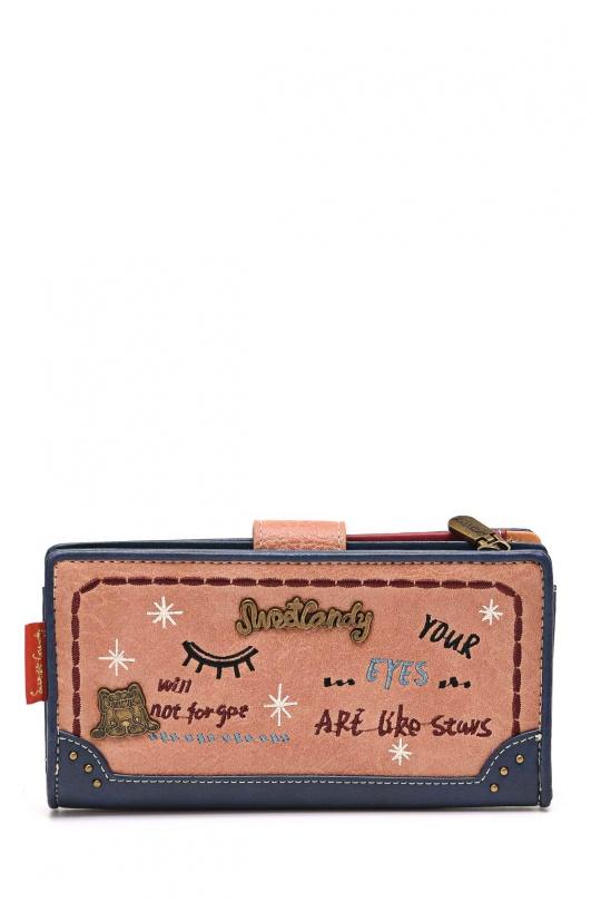 Petite maroquinerie Maroquinerie Bleu A&E SC-010-VV Efashion Paris
