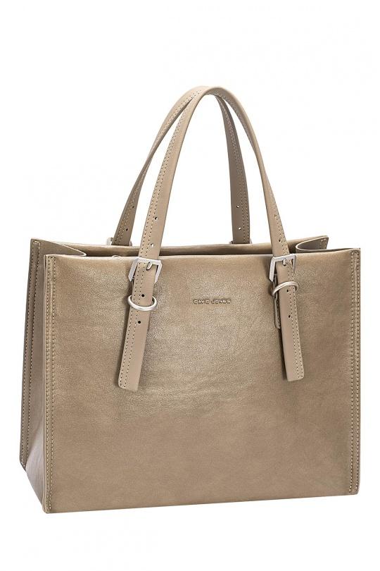 Cabas Maroquinerie Taupe A&E CM7666 Efashion Paris