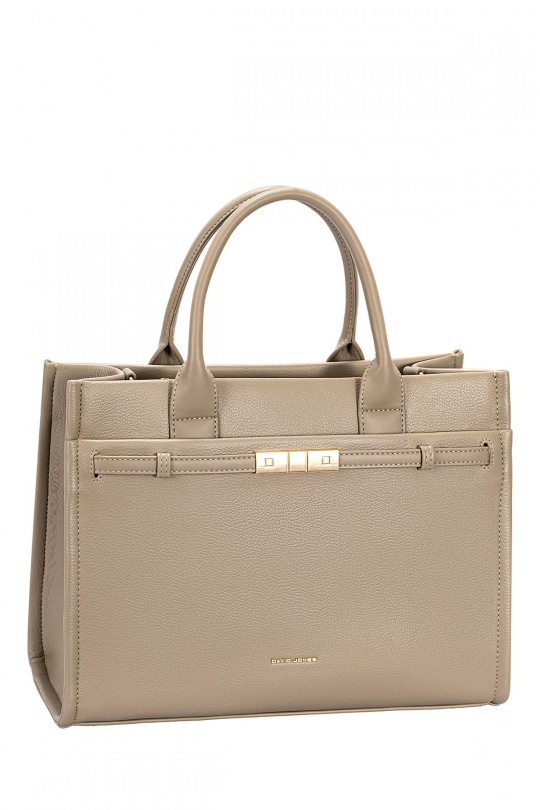 Cabas Maroquinerie Taupe A&E CM7736 Efashion Paris