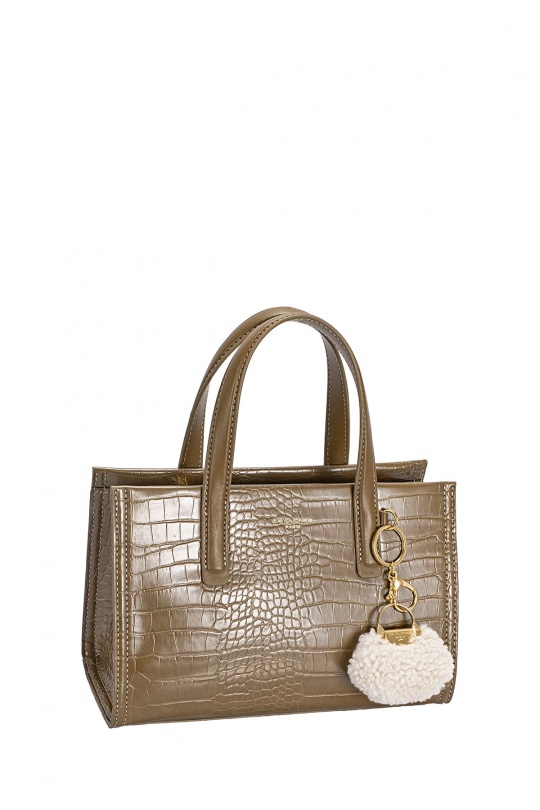 Handbags Bags Taupe A&E CM7711A Efashion Paris