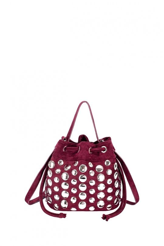 Handbags Bags Burgundy A&E CM7872 Efashion Paris