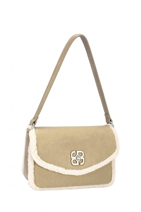 Handbags Bags Taupe A&E CM7753 Efashion Paris