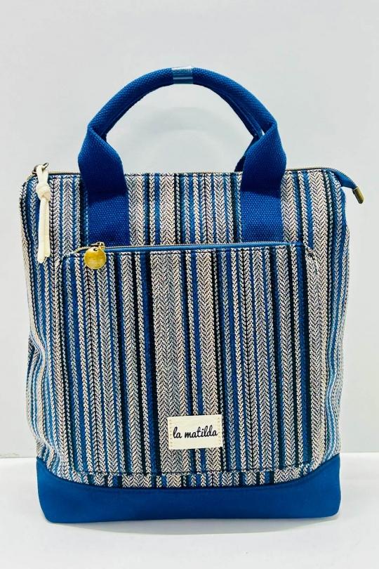 Backpacks Bags Blue A&E M127-2-87 Efashion Paris