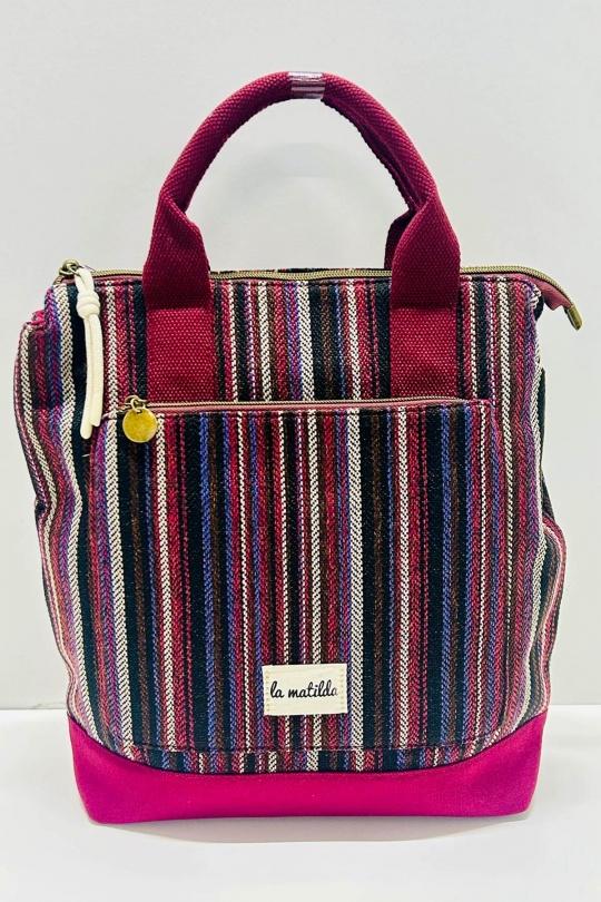 Backpacks Bags Red A&E M127-2-86 Efashion Paris