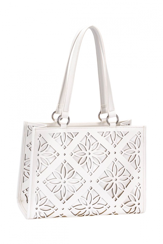 Sacs à main Maroquinerie Crème A&E CM8392 Efashion Paris