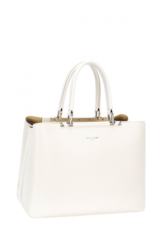 Cabas Maroquinerie Crème A&E CM8401 Efashion Paris