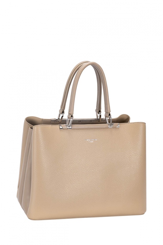 Cabas Maroquinerie Crème A&E CM8401 Efashion Paris