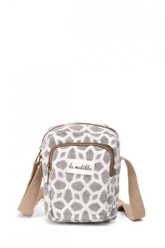 Sacs à bandoulière Maroquinerie Gris A&E M143-102 Efashion Paris