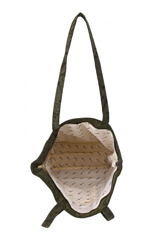 Cabas Maroquinerie Vert foncé A&E M105-FE-VERT Efashion Paris