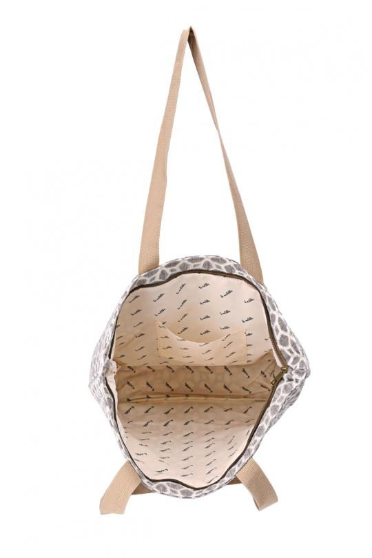 Cabas Maroquinerie Gris A&E M105-102 Efashion Paris