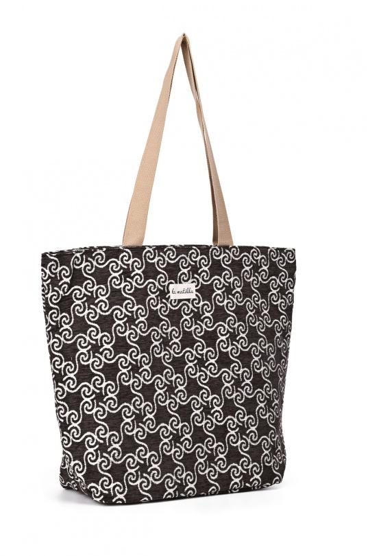 Cabas Maroquinerie Brun A&E M105-101 Efashion Paris