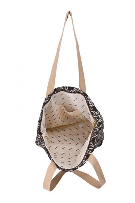 Cabas Maroquinerie Brun A&E M105-101 Efashion Paris