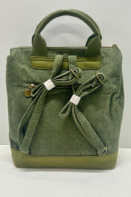 Sac à dos Maroquinerie Vert A&E M127-2-83 Efashion Paris