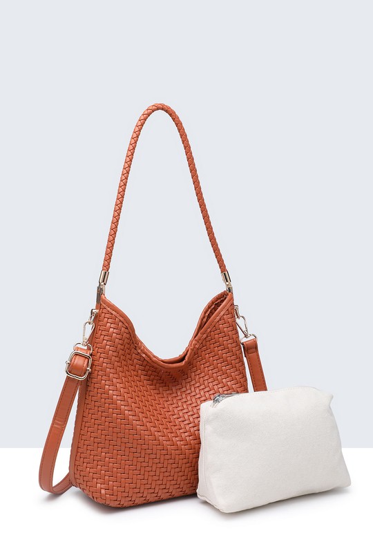 Sacs à main Maroquinerie Abricot A&E 20032-BV Efashion Paris