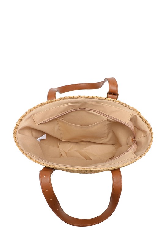 Cabas Maroquinerie Beige A&E 9228-BV Efashion Paris