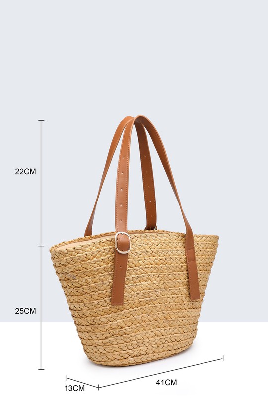 Cabas Maroquinerie Beige A&E 9228-BV Efashion Paris