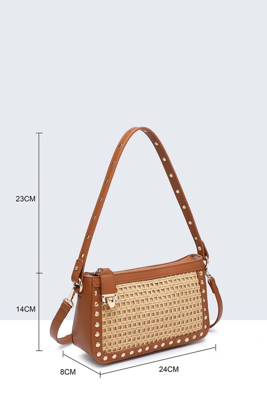 Sacs à main Maroquinerie Marron A&E 11155-BV Efashion Paris