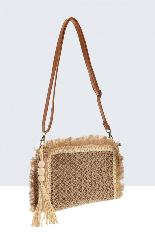 Sacs à bandoulière Maroquinerie Beige A&E 5712-BV Efashion Paris