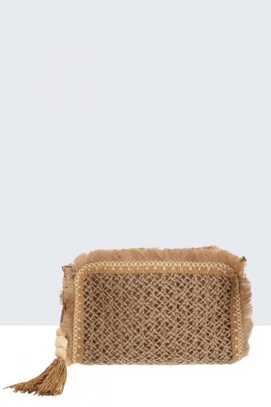 Sacs à bandoulière Maroquinerie Beige A&E 5712-BV Efashion Paris