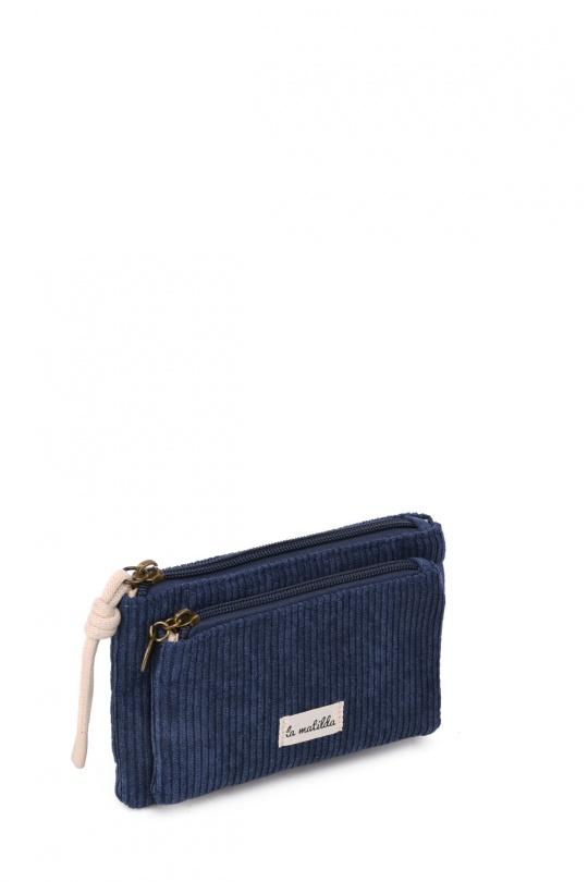 Petite maroquinerie Maroquinerie Bleu foncé A&E M130-82 Efashion Paris