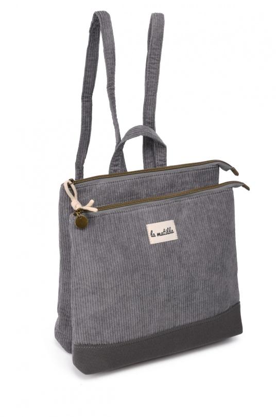 Sac à dos Maroquinerie Anthracite A&E M125-2-84 Efashion Paris