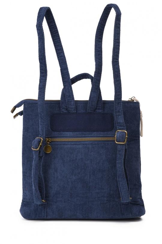 Sac à dos Maroquinerie Bleu foncé A&E M125-2-82 Efashion Paris