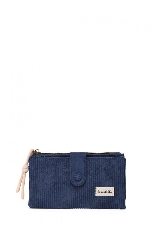 Petite maroquinerie Maroquinerie Bleu foncé A&E M123-82 Efashion Paris