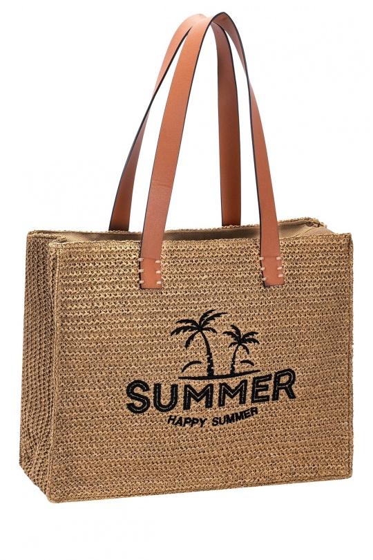 Cabas Maroquinerie Brun A&E YQ-90 Efashion Paris