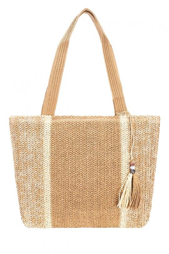 Cabas Maroquinerie Vanille A&E YQ-81 Efashion Paris