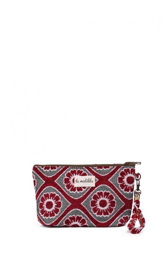 Pochettes Maroquinerie Rouge A&E M101-104 Efashion Paris