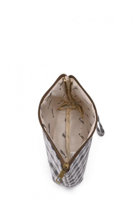 Pochettes Maroquinerie Gris A&E M101-97 Efashion Paris