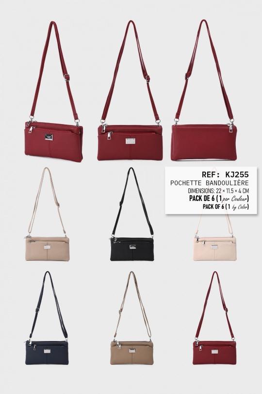 Sacs à bandoulière Maroquinerie Couleurs mélangées A&E KJ255-P6 Efashion Paris