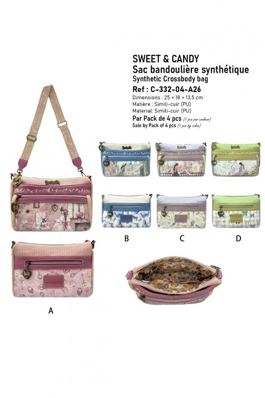 Shoulder bags Bags Mixed colors A&E C-332-04-A26-P4 Efashion Paris