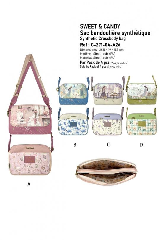 Sacs à main Maroquinerie Couleurs mélangées A&E C-271-04-A26-P4 Efashion Paris