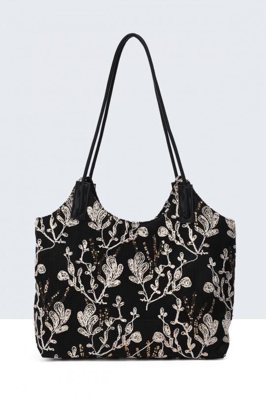 Sacs à main Maroquinerie Noir A&E S9528-6-BV Efashion Paris