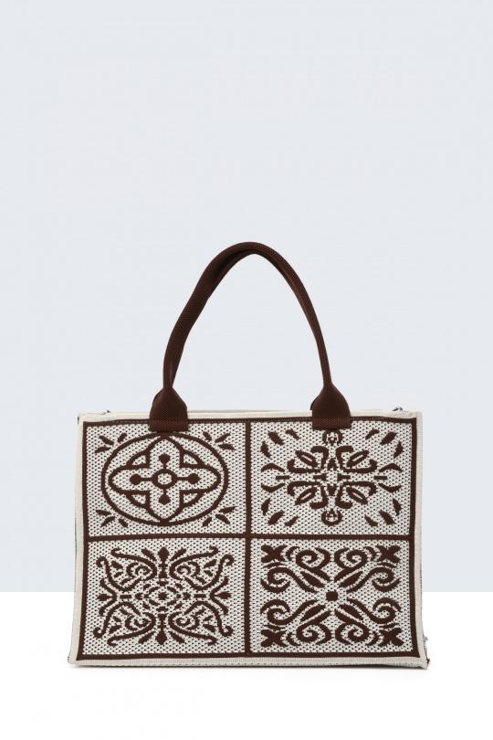 Sacs à main Maroquinerie Brun foncé A&E SY53551-BV Efashion Paris