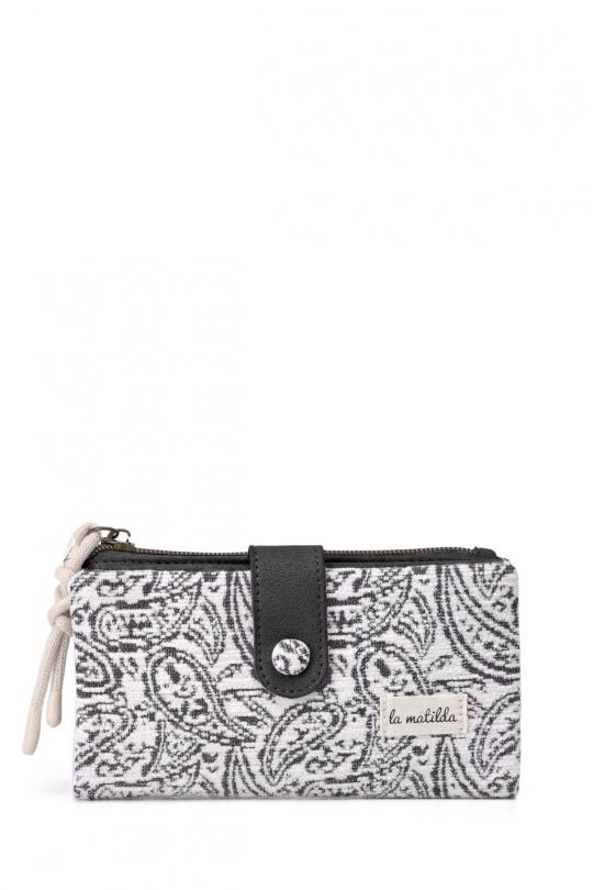 Petite maroquinerie Maroquinerie Noir A&E M123-79-BLACK-CASHEW Efashion Paris