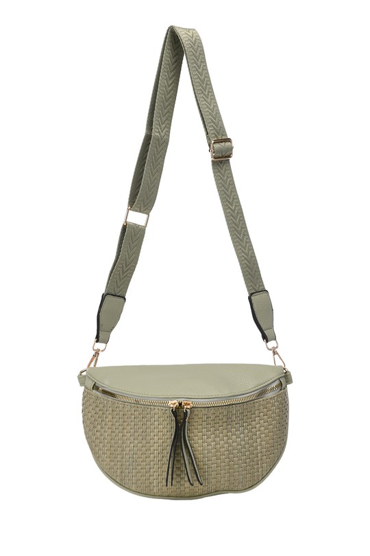 Sacs bananes Maroquinerie Blanc A&E KJ1349-1 Efashion Paris