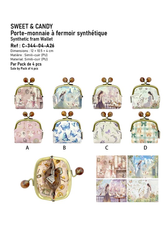 Wallets & purses Bags Mixed colors A&E C-344-04-A26-P4 Efashion Paris