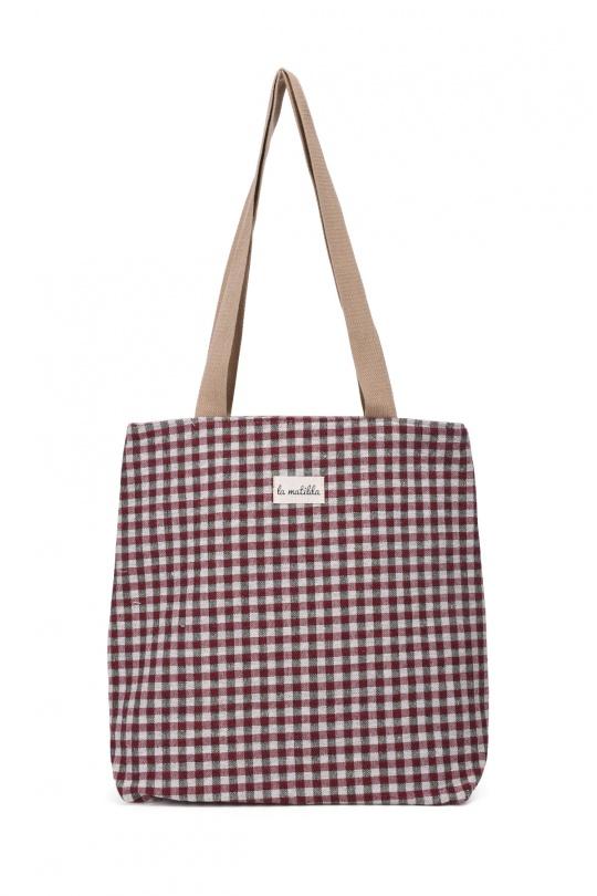 Cabas Maroquinerie Rouge A&E M106-98 Efashion Paris