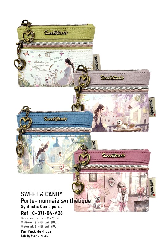 Petite maroquinerie Maroquinerie Couleurs mélangées A&E C-071-04-A26-P4 Efashion Paris