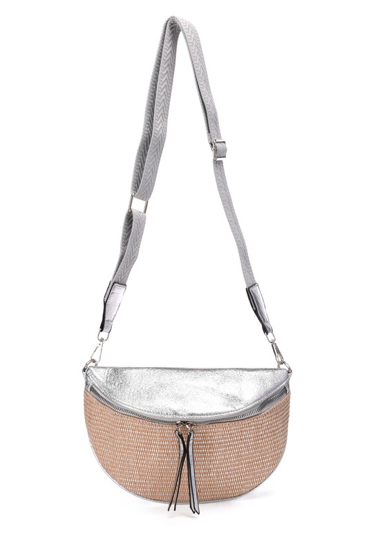 Sacs bananes Maroquinerie Argent A&E KJ1349-2 Efashion Paris