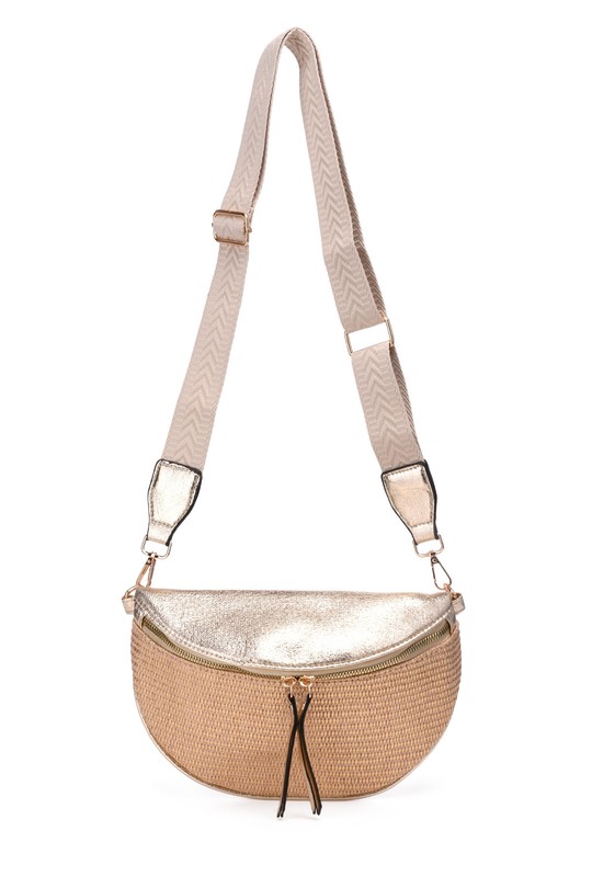 Sacs bananes Maroquinerie Argent A&E KJ1349-2 Efashion Paris