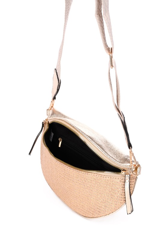 Sacs bananes Maroquinerie Argent A&E KJ1349-2 Efashion Paris